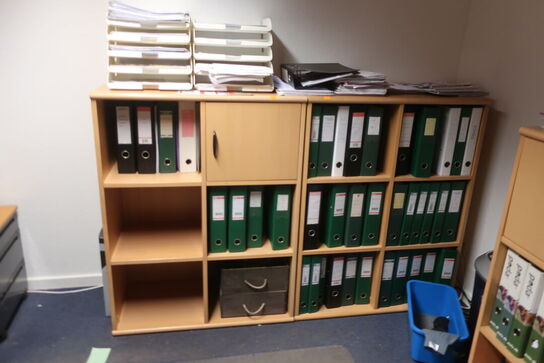 4 stk. kontorskabe/reoler