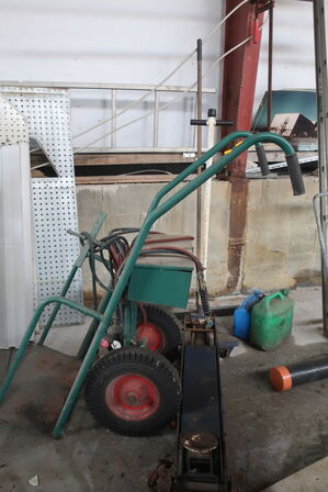 Vogn til skærebrændersæt