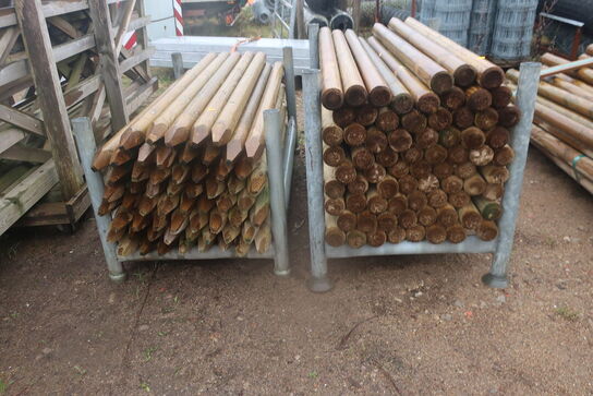 2 stk. barrel m. hegnspæle