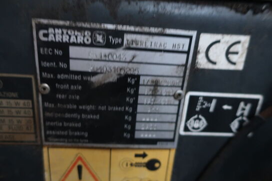 Minitraktor/redskabsbærer ANTONIO CARRARO Tigretrac