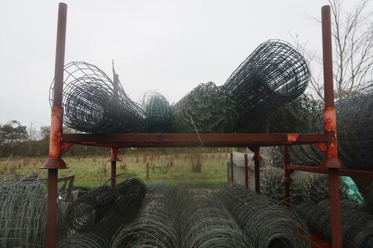 6 stk. barrel m. trådhegn