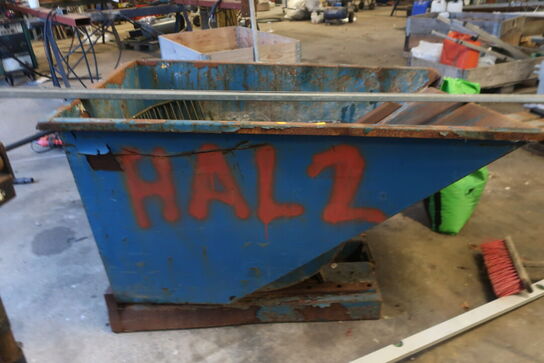 Tipcontainer inkl. indhold