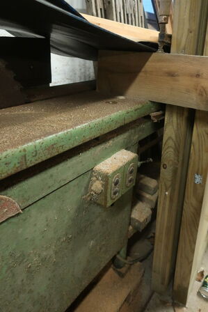 Bordrundsav/savværksmaskine 