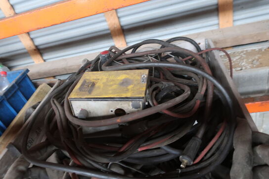 Palle m. div. indhold til svejseværk m.v. (se billeder)