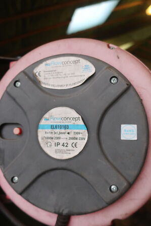 Kabelopruller FLOWCONCEPT m. 10 m ledning