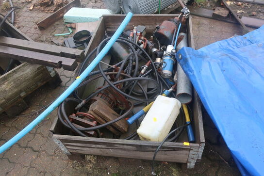 Div. hydraulik, hegn m.v. (se billeder)