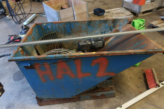 Tipcontainer inkl. indhold