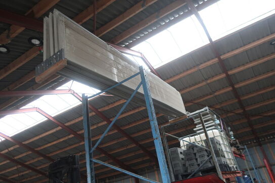 Portfag alu inkl. fjedre (obs: skal løftes ned af køber)