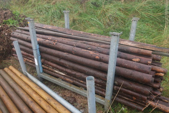 2 stk. barrel m. hegnspæle