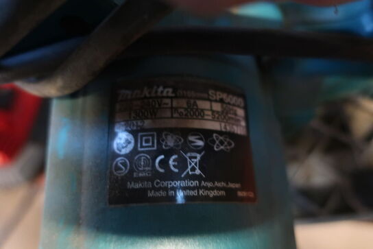 Dyksav MAKITA SP6000 + 2 stk. skæreskinner/land 