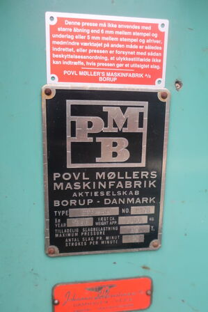 Excenterpresse PMB EPF-32 (antages defekt)