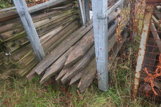 Betonelementer, stålbur, barrel m.v. (se billeder)