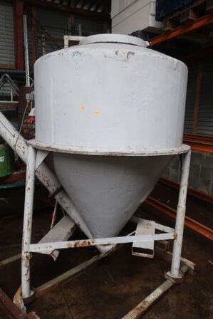 Mørtelsilo m. tvangsblander