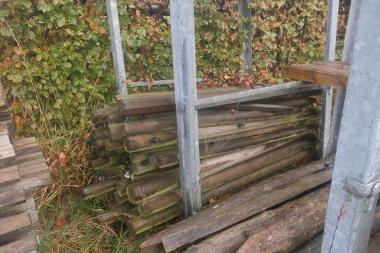 Betonelementer, stålbur, barrel m.v. (se billeder)