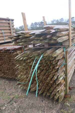 Træbarrel m. hegnspæle