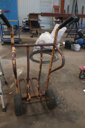 Sækkevogn, 3-trins stige og arbejdslampe