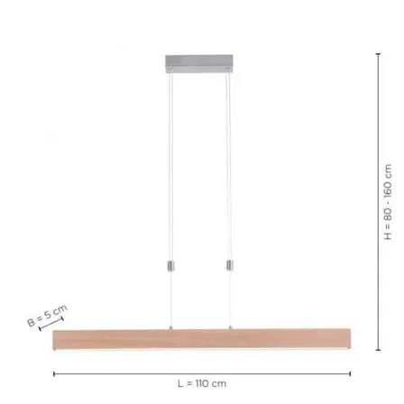 Paul neuhaus amanda led pendel trædeko med dæmp(ubrugt)