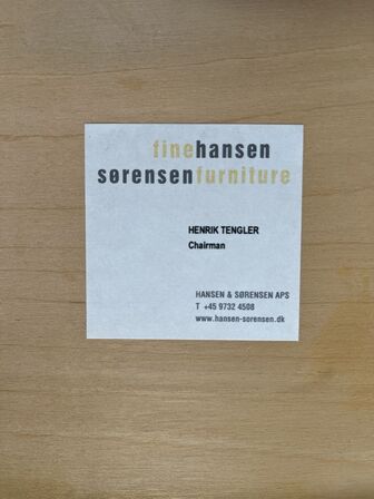 3 stk. stole HENRIK TENGLER 