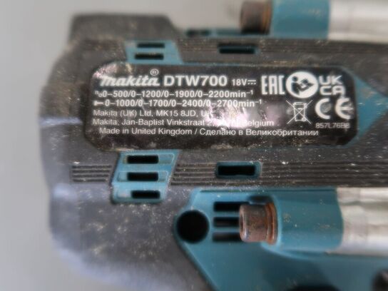 Slagnøgle MAKITA DTW700