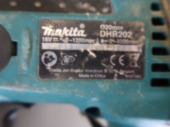 Porehammer DHR202 med 1 batteri