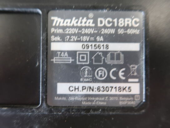 Batterilader MAKITA DC18RC