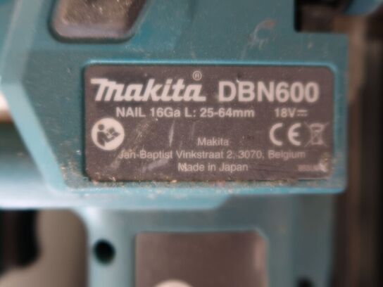 Dykkerpistol MAKITA DBN600 med 1 batteri