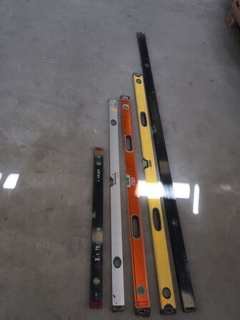 5 stk. Vatterpas i forskellige størrelser