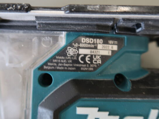 Gipssav MAKITA DSD180 med 1 batteri