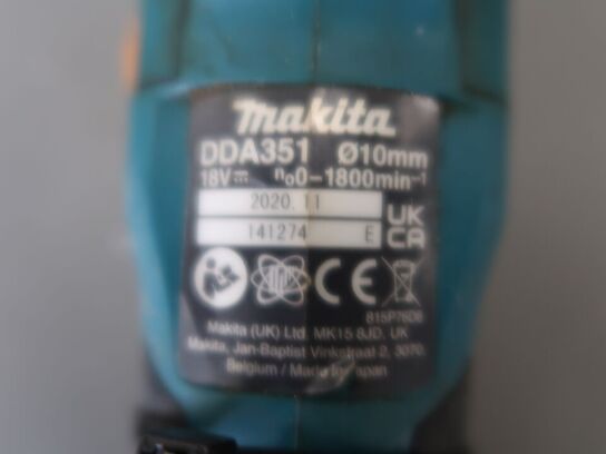 Vinkelboremaskine MAKITA DDA351