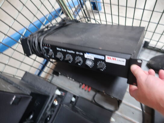 Højtaler inkl. Anlæg, stand og funktion ukendt