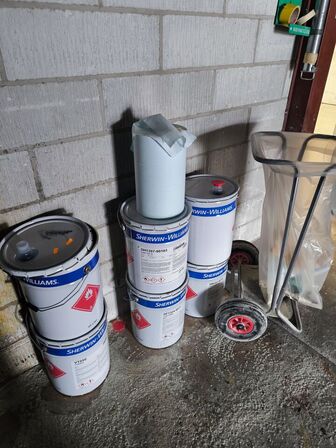 Div. Tønder med primer bl.a SHERWIN WILLIAMS m.m