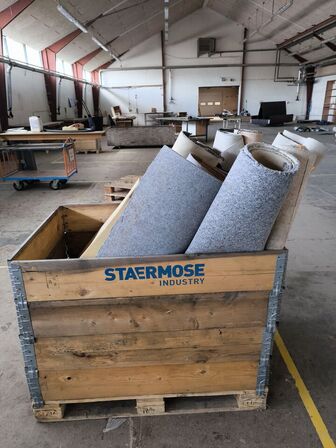 Stødarbsorberende gulvunderlag