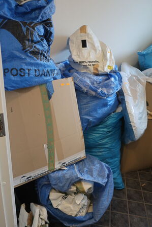 Div. genbrugsposer, postsække m.v.