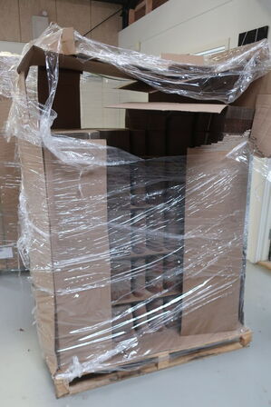 1 pll. papemballage ufoldet 290x175x85 mm