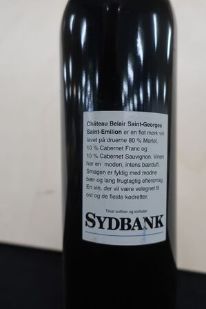 Rødvin CHATEAU Belair St. Georges St. Emilion 1999