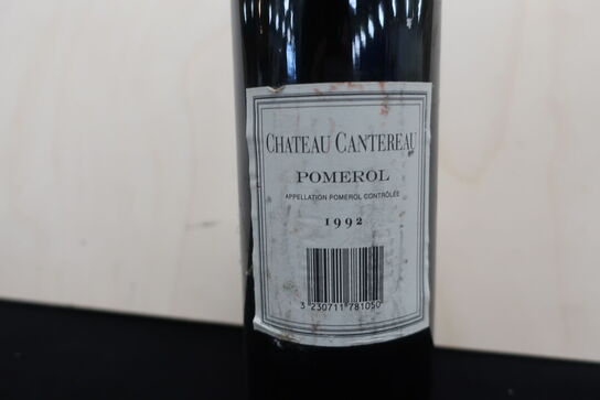 Rødvin CHATEAU CANTEREAU Pomerol 1992