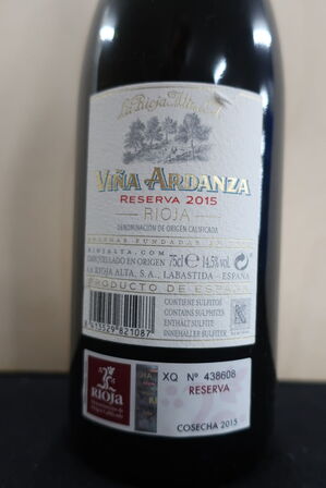 3 fl. Rødvin LA RIOJA ALTA, S.J. Vina Ardanza 2015