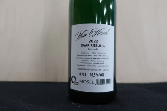3 fl. Hvidvin VON HÖVEL Saar Riesling 2022