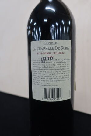 Rødvin CHATEAU LA CHAPELLE DE GUISE Haut-Médoc 2000