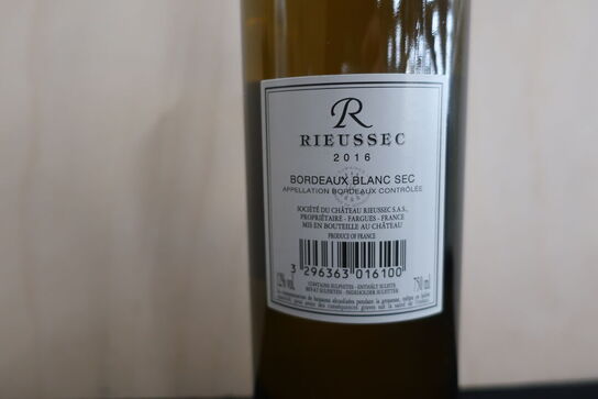 4 fl. Hvidvin RIEUSSEC Bordeaux Blanc Sec 2016