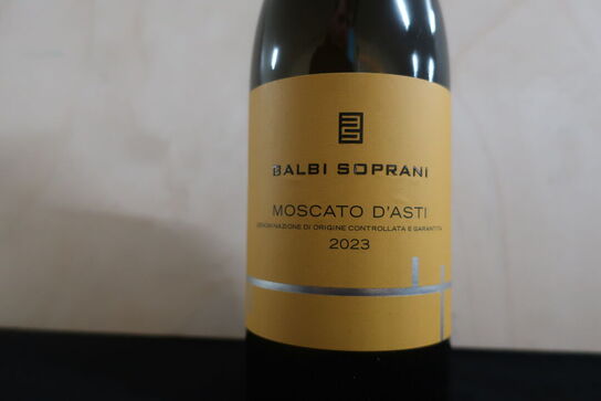 2 fl. Mousserende vin BALBI SOPRANI Moscato D'Asti 2023