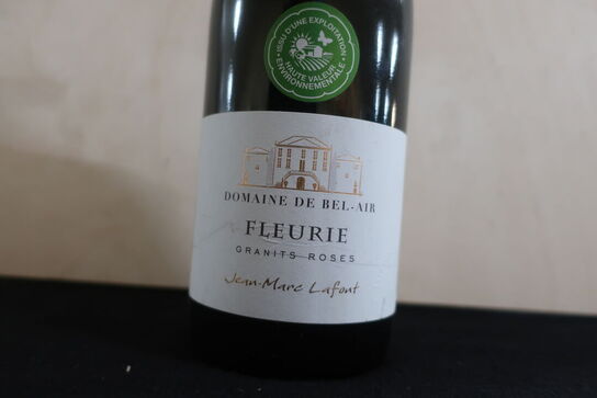 2 fl. Rødvin DOMAINE DE BEL-AIR Fleurie Granits Roses 2017