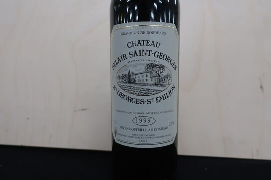 Rødvin CHATEAU Belair St. Georges St. Emilion 1999