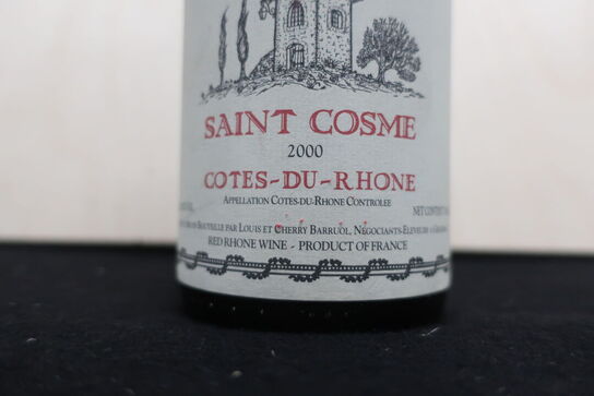 Rødvin SAINT COSME Cotes-Du-Rhone 2000