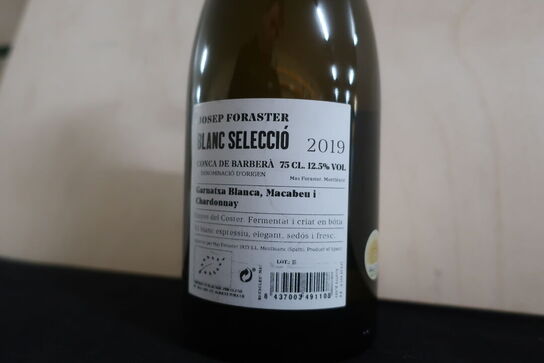 2 fl. Hvidvin JOSEP FORASTER Black Selecció 2019