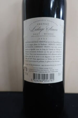 Rødvin CHÂTEAU LESTAGE SIMON Haut-Médoc 2003