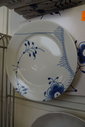 Tallerken ROYAL COPENHAGEN MEGA RIFLET