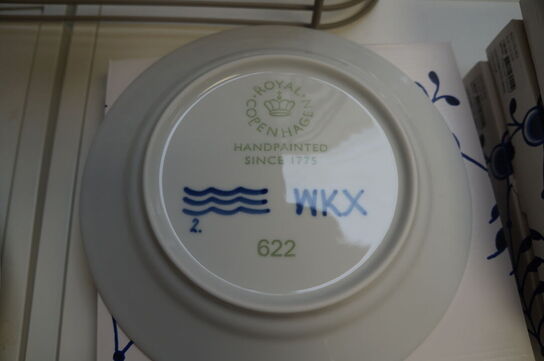 Tallerken ROYAL COPENHAGEN MEGA RIFLET