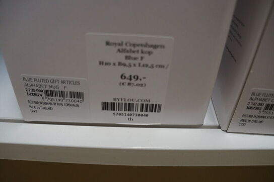 Kop ROYAL COPENHAGEN ALFABET F