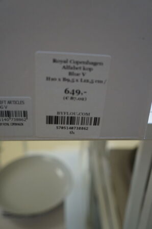 Kop ROYAL COPENHAGEN ALFABET V